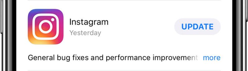 Instagram Update Screenshot Appstore